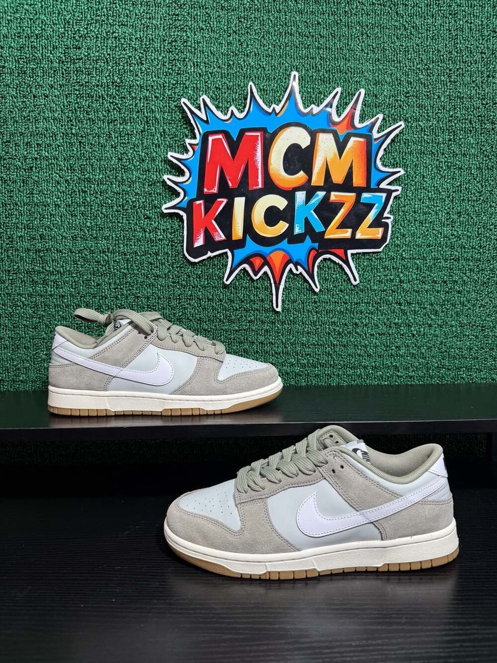 Nike Dunk Low Retro SE Gum Pack Olive Men’s Size 9 Pre-Owned: Excellent